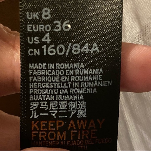 Topshop Gray Mesh Sheer Overlay Dress NWT US 4 #10J80K - Picture 9 of 15